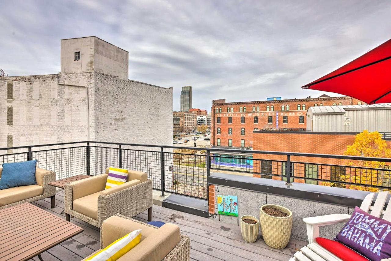 Downtown Condo With Rooftop Patio And City Views! Omaha Eksteriør billede